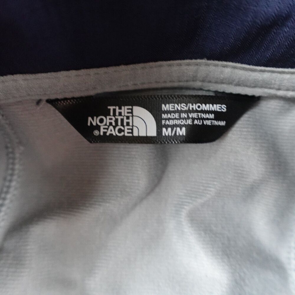 The North Face Jacket Mens M Blue Gray Color Block Full Zip Flash Dry Hiking - Picture 4 of 9